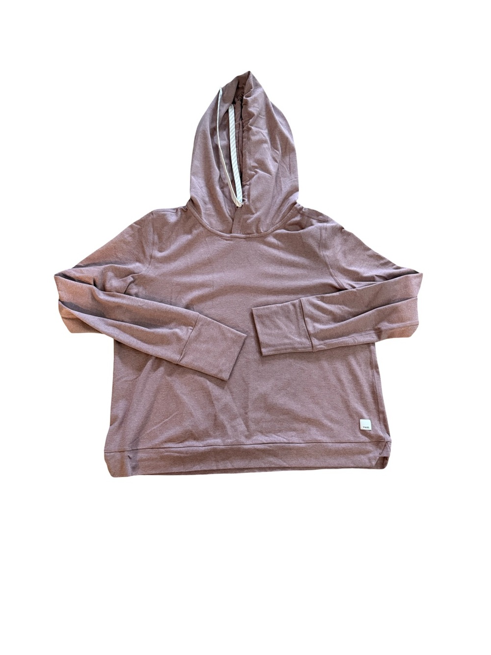 Vuori Halo Hoodie DreamKnit Sedona Heather Brown Size M Cozy Lounge Pullover